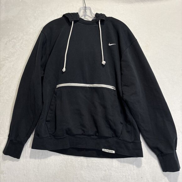 Nike Standard Issue Basketball Pullover Hoodie Sweatshirt Men's Large Black - Picture 1 of 16